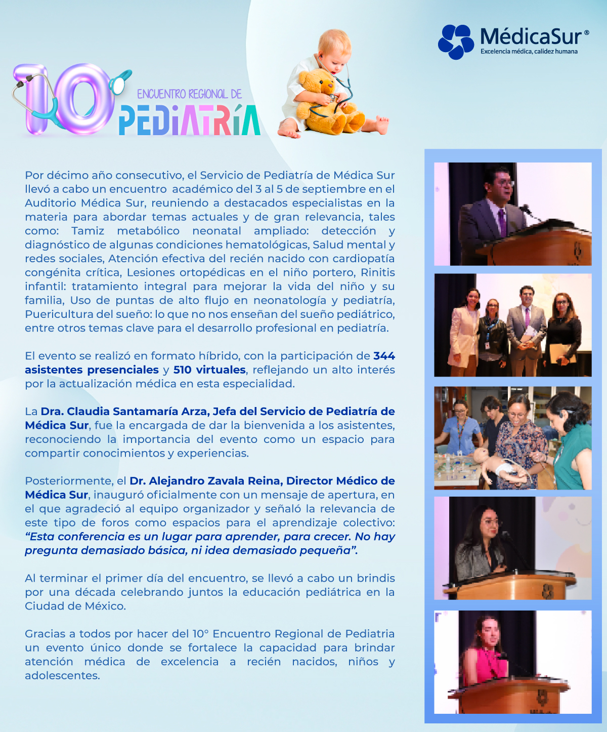 10� Encuentro Regional de Pediatr�a