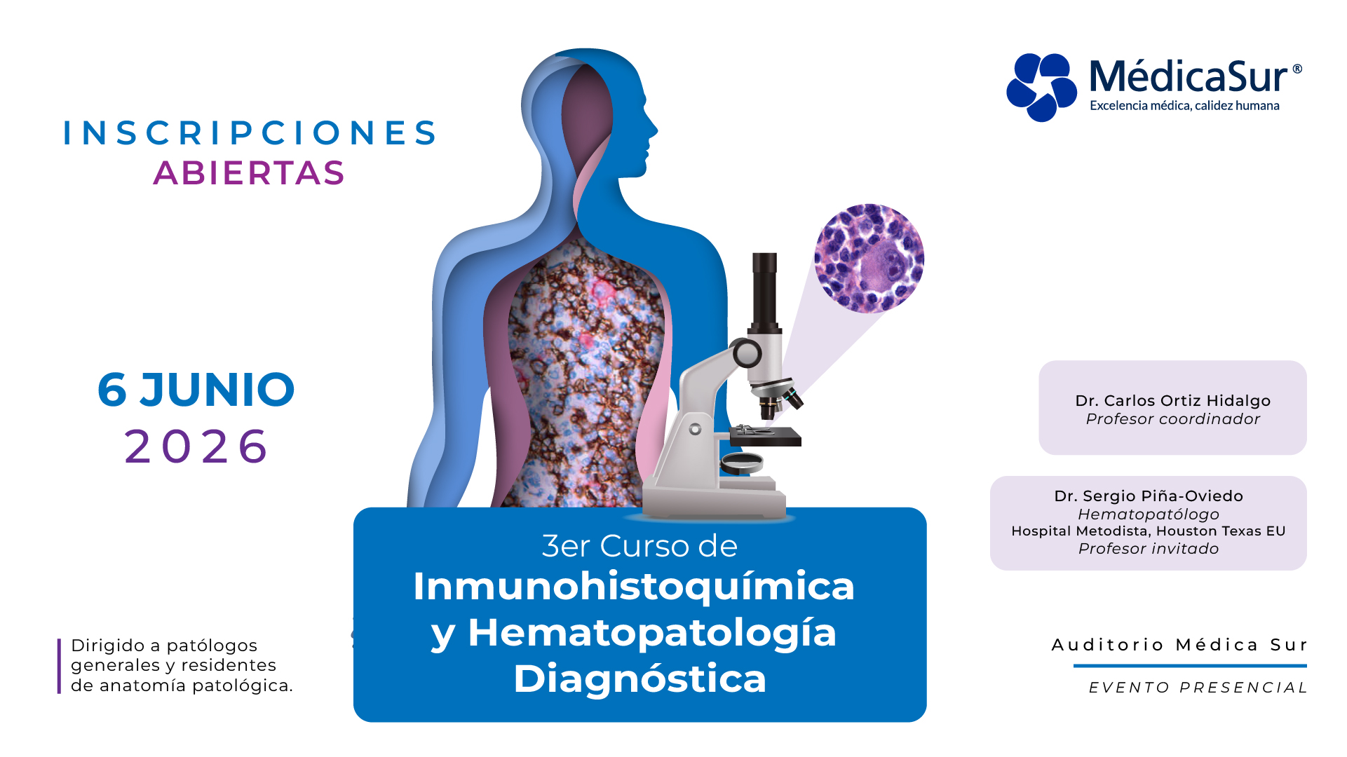 3er Curso de Hinmunohistoqu�mica y Hematopatolog�a Diagn�stica